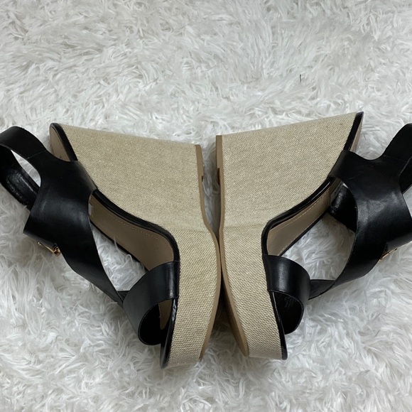 Steve Madden black Emori sandal wedges size 8.5 - Picture 8 of 12